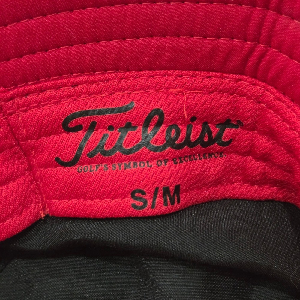Titleist StaDry Bucket Hat Unisex S/M Black Polyester Excellent Golf Rain Cap - Picture 7 of 8